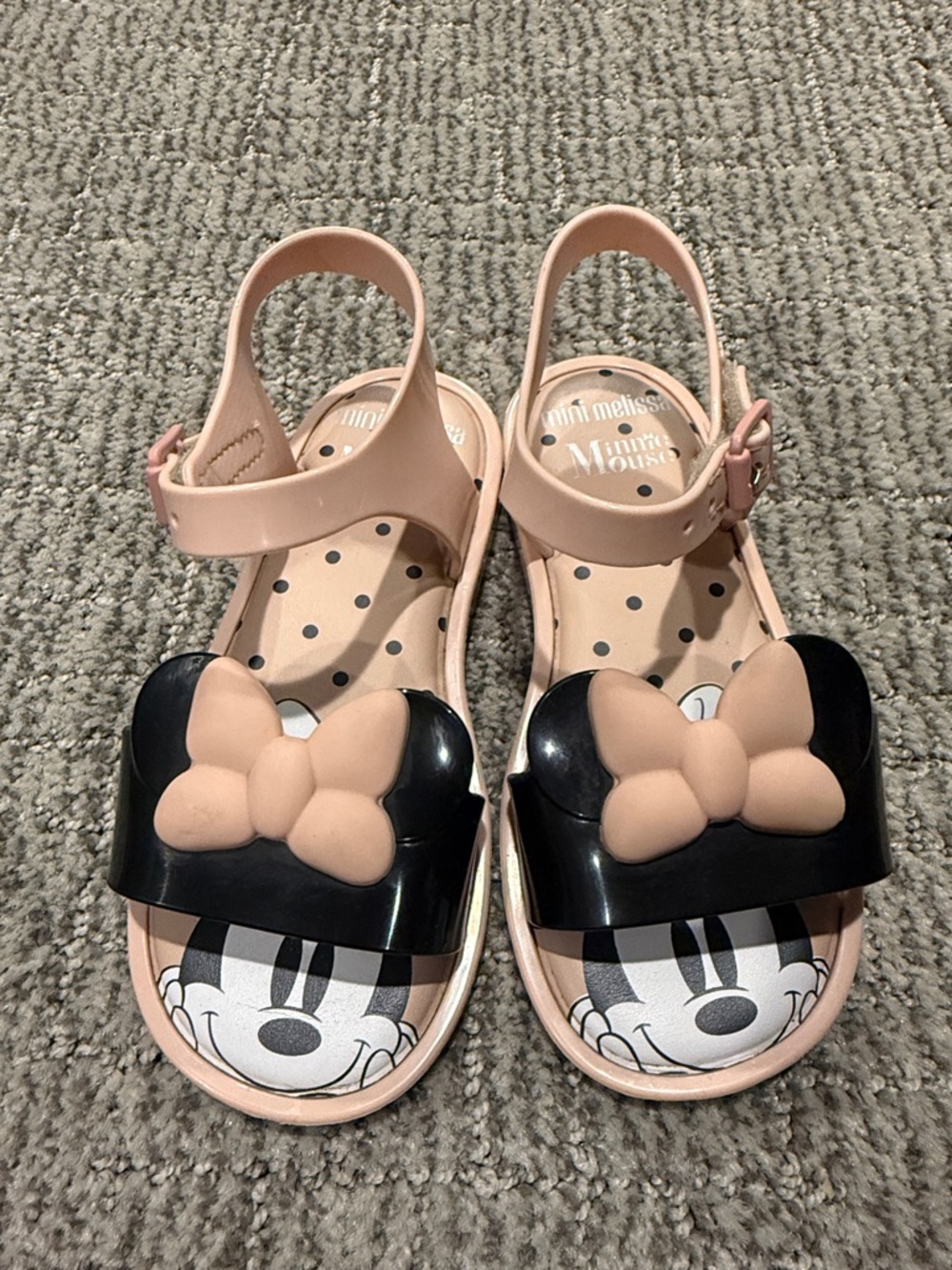 Mini Melissa Minnie Mouse Sandals - Size 10